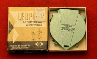 Vintage Leupold & Stevens Sportsman Compass Box & Instructions