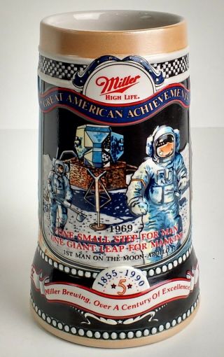 Miller High Life Great American Achievements Stein - 5th In A Series - Nasa