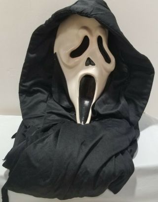Vintage Scream Ghost Face Easter Unlimited Halloween Mask & Robe Costume