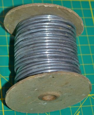 1 Vintage Kester 20/80 Solid Wire Solder.  125 3lb 14oz 2