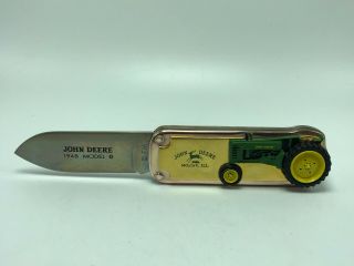 Franklin John Deere 1948 Model B A Tractor Folding Pocket Knife