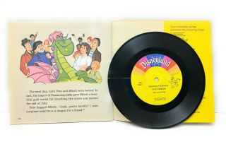 Vintage 1977 Walt Disney’s Read - Along Book Record 369 PETE ' S DRAGON (33 - ⅓ RPM) 3