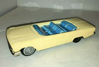 Vintage 60s Ford Fairlane Tin Litho Friction Toy Made By Bandai Japan Parts