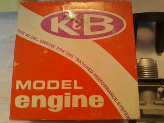 Vintage K&B No.  8011 Torpedo.  40 R/C Series 71F Model Engine.  Parts. 2