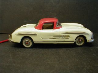 VINT.  T.  N.  NOMURA MERCEDES - BENZ 300 SL TIN LITHO BATTERY OPERATED REMOTE CONTROL 2