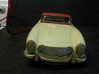 VINT.  T.  N.  NOMURA MERCEDES - BENZ 300 SL TIN LITHO BATTERY OPERATED REMOTE CONTROL 3
