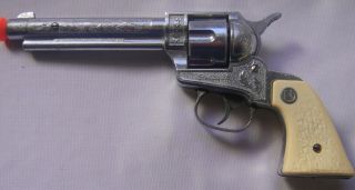 Vintage Nichols Stallion 38 Cap Gun Six - Shooter Western Pistol - Repair