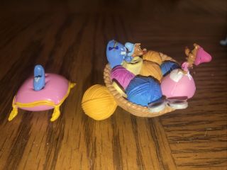 Disney Cinderella - Mice In Sewing Basket And Slipper On Pillow Pvc Figure Toys