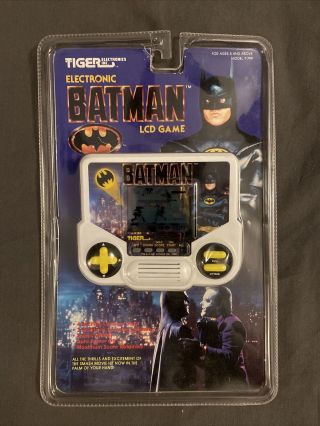 Vintage 1989 Batman Electronic Batman Lcd Game Tiger Electronics