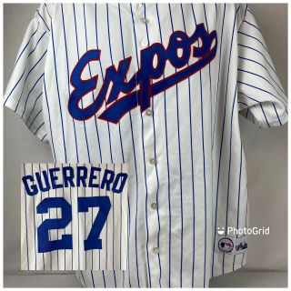 Vintage Majestic Montreal Expos Vladimir Guerrero Stitched Jersey Sz 2xl