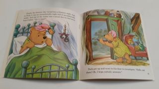 Walt Disney Winnie the Pooh and Blustery Day Read Along Book & Tape BOOK ONLY 3