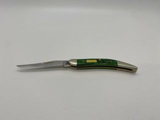 Case Xx Toothpick 610096 Ss John Deere Green Knife Mfg 2003