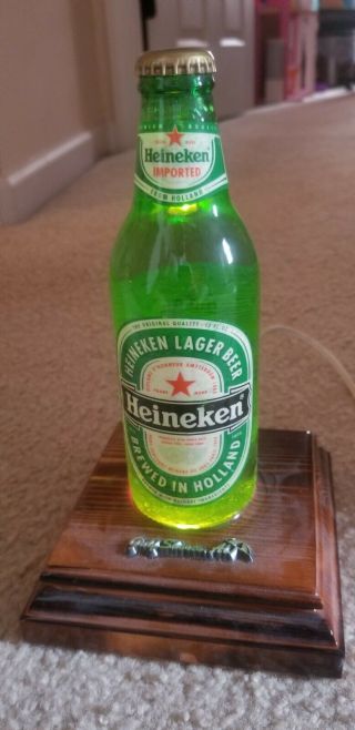 Heineken Lager Light Up Beer Bottle