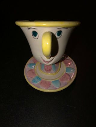Walt Disney Beauty And The Beast " Chip " Tea Cup Porcelain Figure Taiwan Hw
