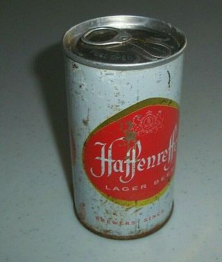 Vintage Haffenreffer Lager Beer Can Cranston Ri Very Rare