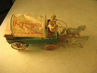 Roy Rogers Chuck Wagon & Team Of Horses Toy