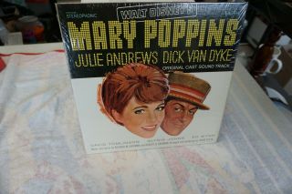 Walt Disney’s Mary Poppins Soundtrack Lp 1964 Julie Andrews Bvs Ster - 4026