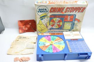 1963 Dick Tracy Crime Stopper Game By Ideal Box - Usa