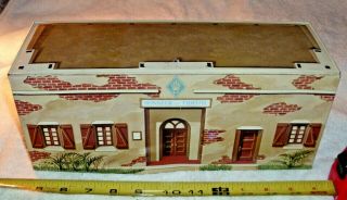 Marx Captain Gallant Of The Foreign Legion Playset Tin Building
