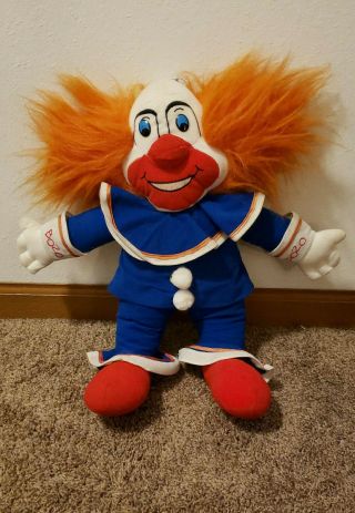 Vintage Bozo The Clown Plush Doll Ace