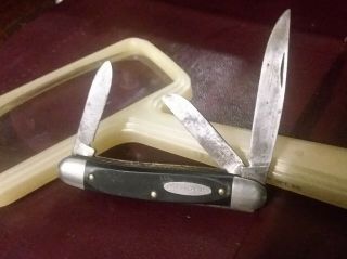Vintage Ranger Prov Usa 3 Blade Stockman Pocket Knife Fine