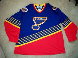 Vtg St.  Louis Blues Ccm Hockey Jersey 1990s Nhl Mens Size Xl