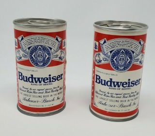 Budweiser Vintage Beer Cans With Golf Balls Inside X2