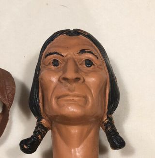 Vtg Marx Johnny West Geronimo Eagle Chief Cherokee,  Accessories Best Of The West
