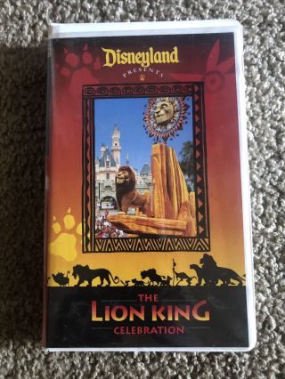 Disneyland Presents The Lion King Celebration Vhs