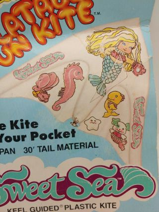 Vintage 1985 SWEET SEA Gayla Inflatable Fun Kite MISP NOS 2