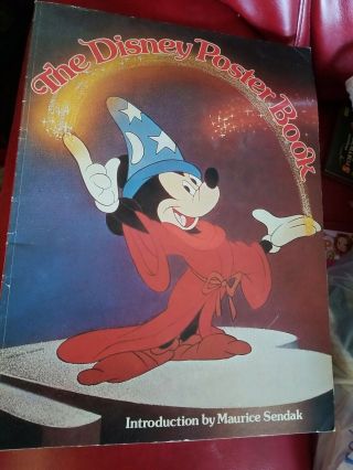 1977 Vintage The Disney Poster Book Maurice Sendak