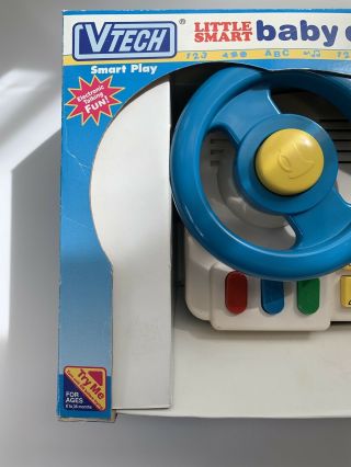Vintage VTECH Talking Little Smart Baby Driver Toy 2