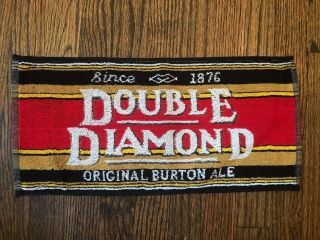 Double Diamond Burton Ale Since 1876 Bar Towel Bar Collectible