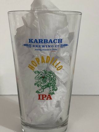 Karbach Brewing Co Hopadillo Ipa Pint Beer Glass Love Street Lemon Ginger Radler