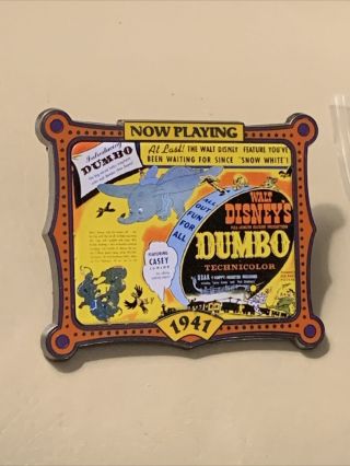 Disney 2001 Dumbo Movie Poster - 100 Years Of Dreams 50 Pin - Pins