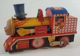 Vintage Funland Loco Tin Train by Daiya 1960 ' s Battery Operated 2