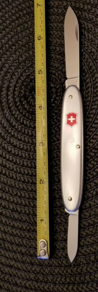 Victorinox Secretary 84mm Swiss Army Knife In Silvery Alox