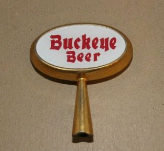 Vintage Buckeye Beer Tap Handle Knob Ball Pull Buckeye Brewing Toledo Ohio