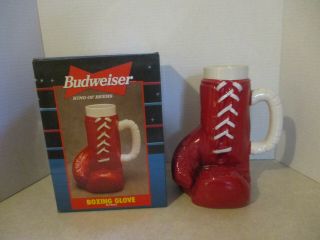 1997 Anheuser Busch Budweiser Boxing Glove Stein