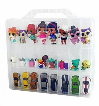 Bins & Things Toys Organizer Storage Case With 48 Compartments Compatible With L