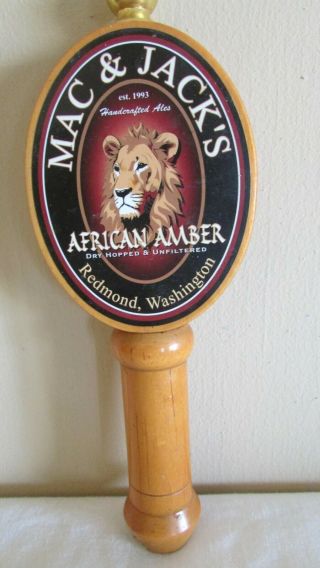 Mac & Jack African Amber Beer Tap Handle