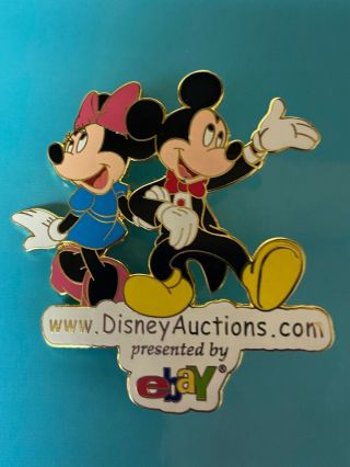 Disney Pin Mickey Mouse & Minnie Disney By Ebay Le 1000