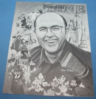 Disneyland Line Vol 16 No.  37 September 13,  1984 Cast Member Item