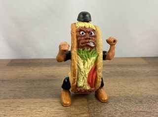 Vintage Mattel Taco Terror Food Fighter Action Figure Toy 1988