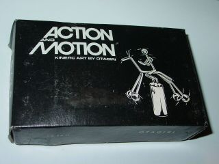 Otagiri Japan 1977 Vintage Horse Action Motion Kinetic Table Art Nos Mip
