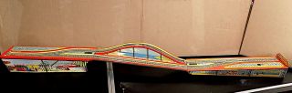 Vintage Tinplate Track Only From Big Dipper Toy,  No Tram,  Chad Valley? Gb.
