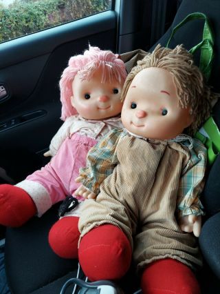 Rare Komfy Kids Boy And Girl Doll Tall 24” Each