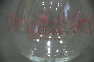 (2) Bloom London Dry Gin Balloon Copa Glass Bowl Goblet 19.  75oz 56cl 2