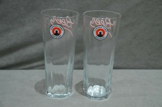 (2) Camden Town Brewery London Hells Lager Pint Glass Christmas Gift M19