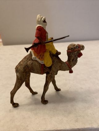 Lead Toy Soldier Figure Arab Of The Desert On Camel